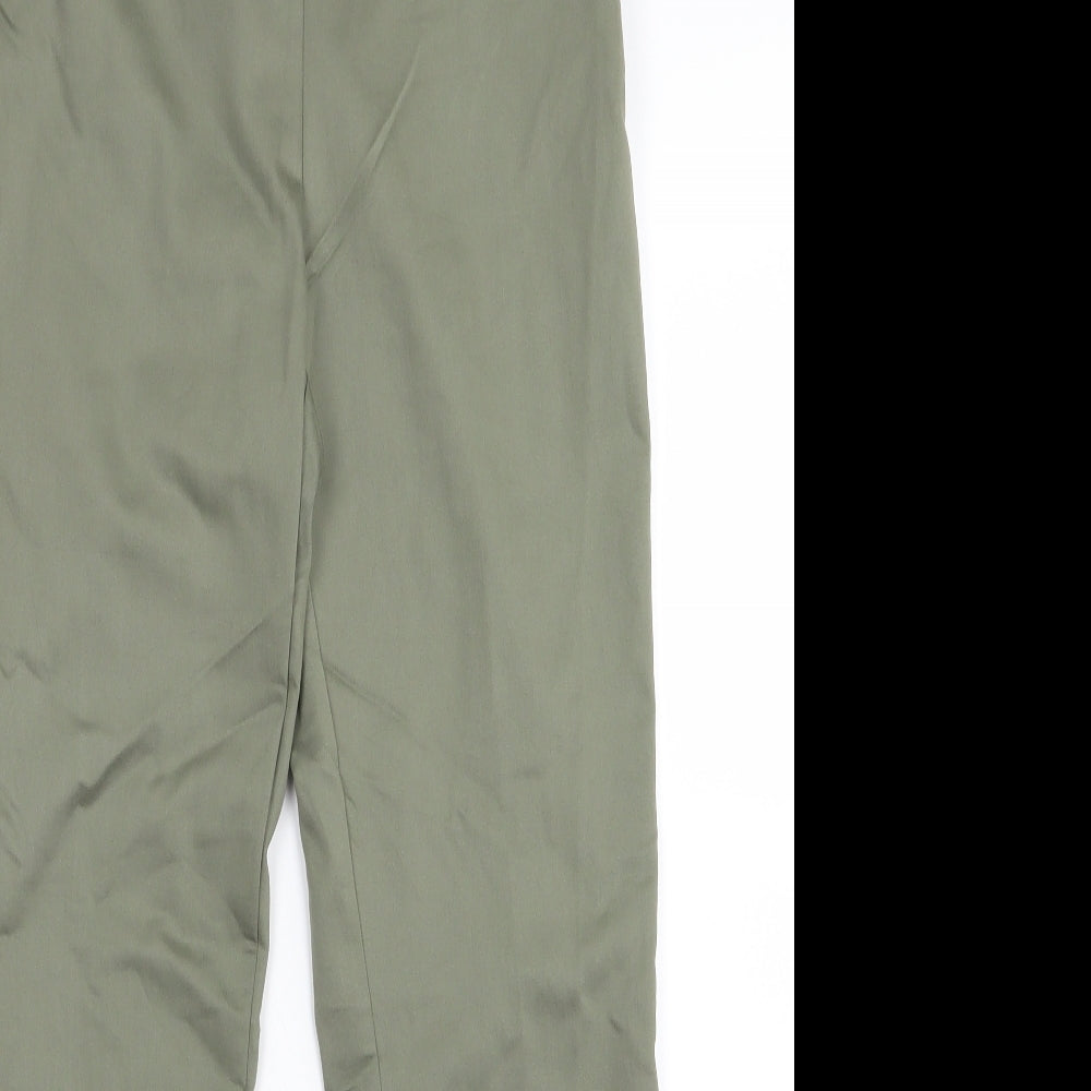 Womens UK Size 10 H&M Regular Fit  Green Trousers