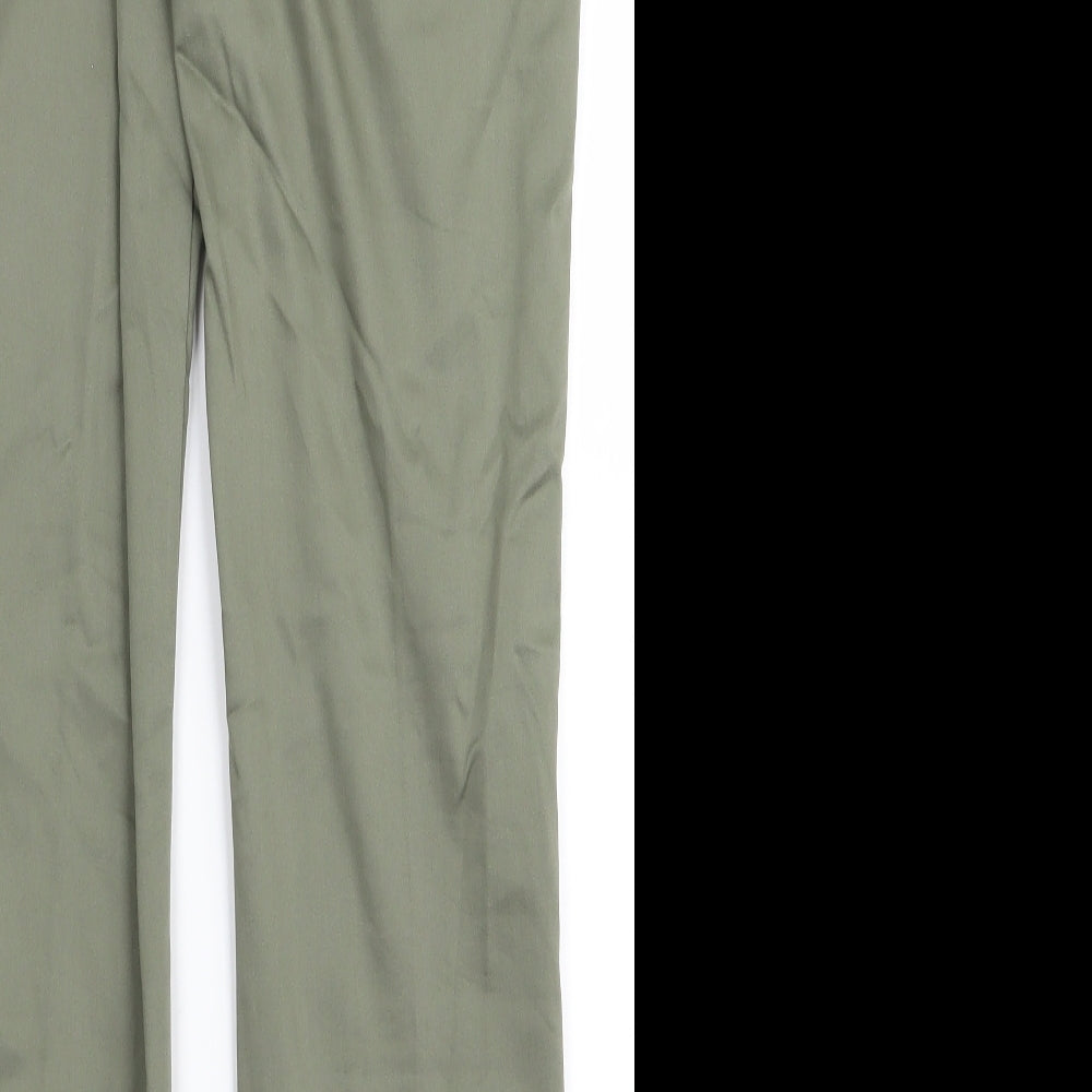 Womens UK Size 10 H&M Regular Fit  Green Trousers