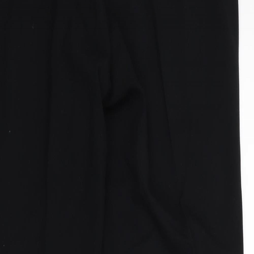 Womens UK Size 12 m&s Regular Fit  Black Trousers