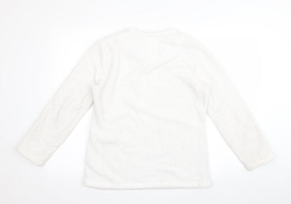 Preworn Womens White   Pullover Jumper Size XS