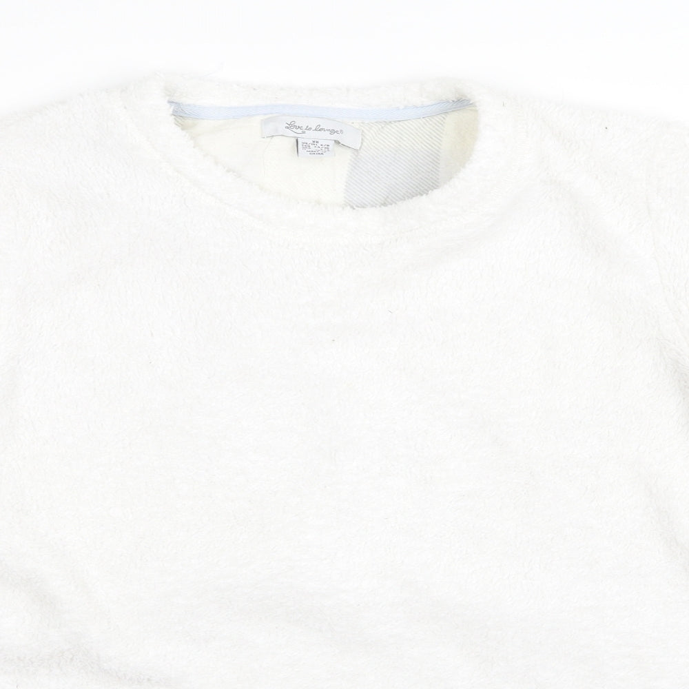 Preworn Womens White   Pullover Jumper Size XS