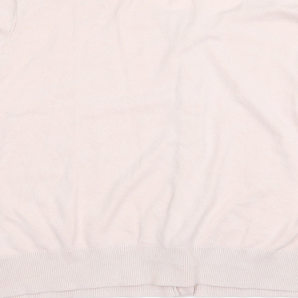 h7M Womens Pink   Cardigan Jumper Size L