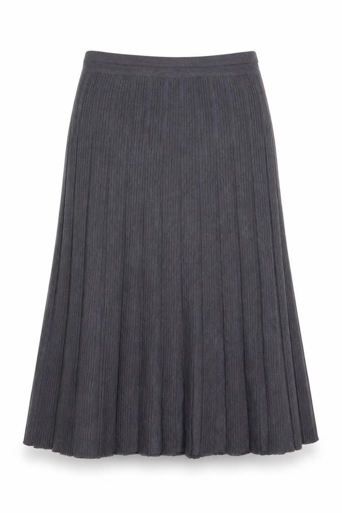 Womens Grey  Rayon A-Line  Size 10