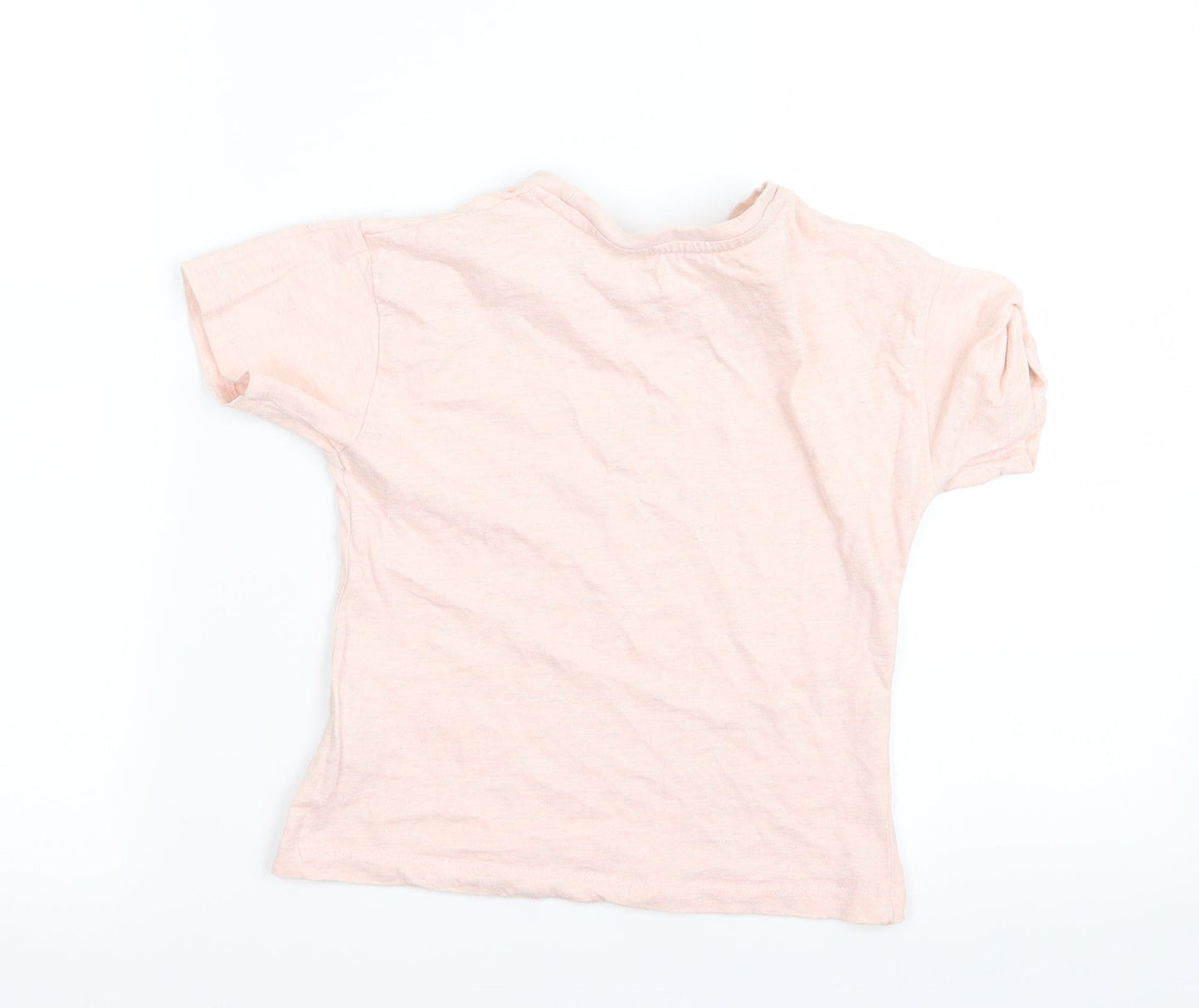 George Girls Pink  Rayon Basic T-Shirt Size 8 Years  - nap queen
