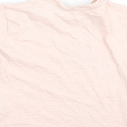 George Girls Pink  Rayon Basic T-Shirt Size 8 Years  - nap queen