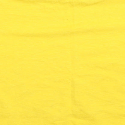 kandy Girls Yellow   Cropped T-Shirt Size 10-11 Years