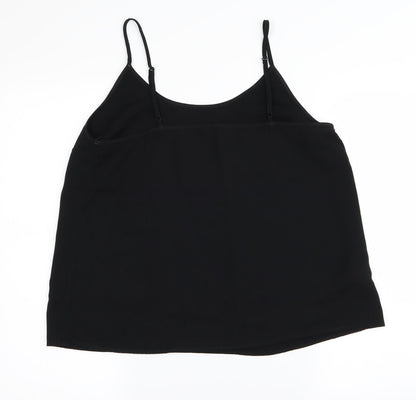 Womens UK Size 12 NEXT Black Basic Blouse