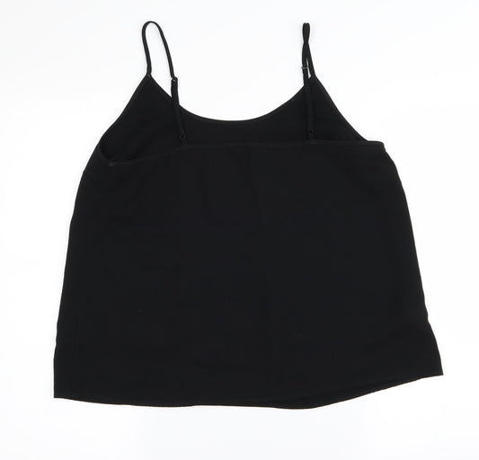 Womens UK Size 12 NEXT Black Basic Blouse