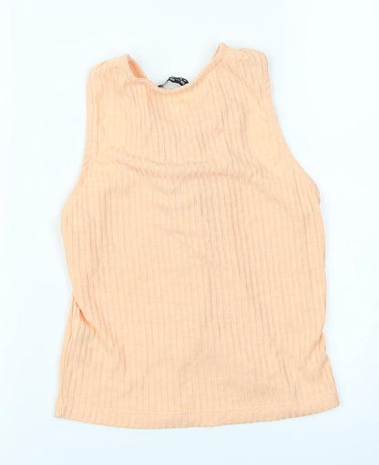 Select Womens Orange   Basic Tank Size 6