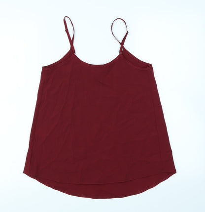 Select Womens Red   Camisole Blouse Size 6