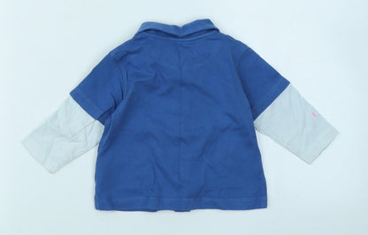 Cherokee Boys Blue   Basic Button-Up Size 3-6 Months