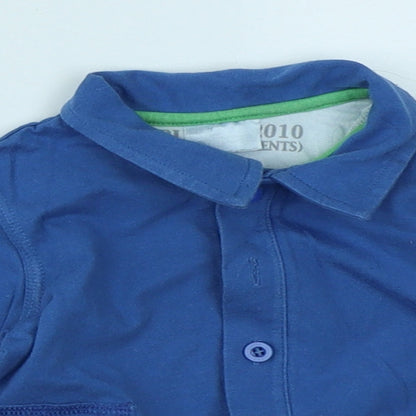 Cherokee Boys Blue   Basic Button-Up Size 3-6 Months