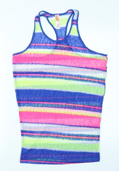 Womens UK Size 6 Ocean Club Blue Basic Tank