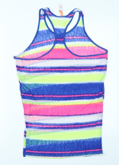 Womens UK Size 6 Ocean Club Blue Basic Tank