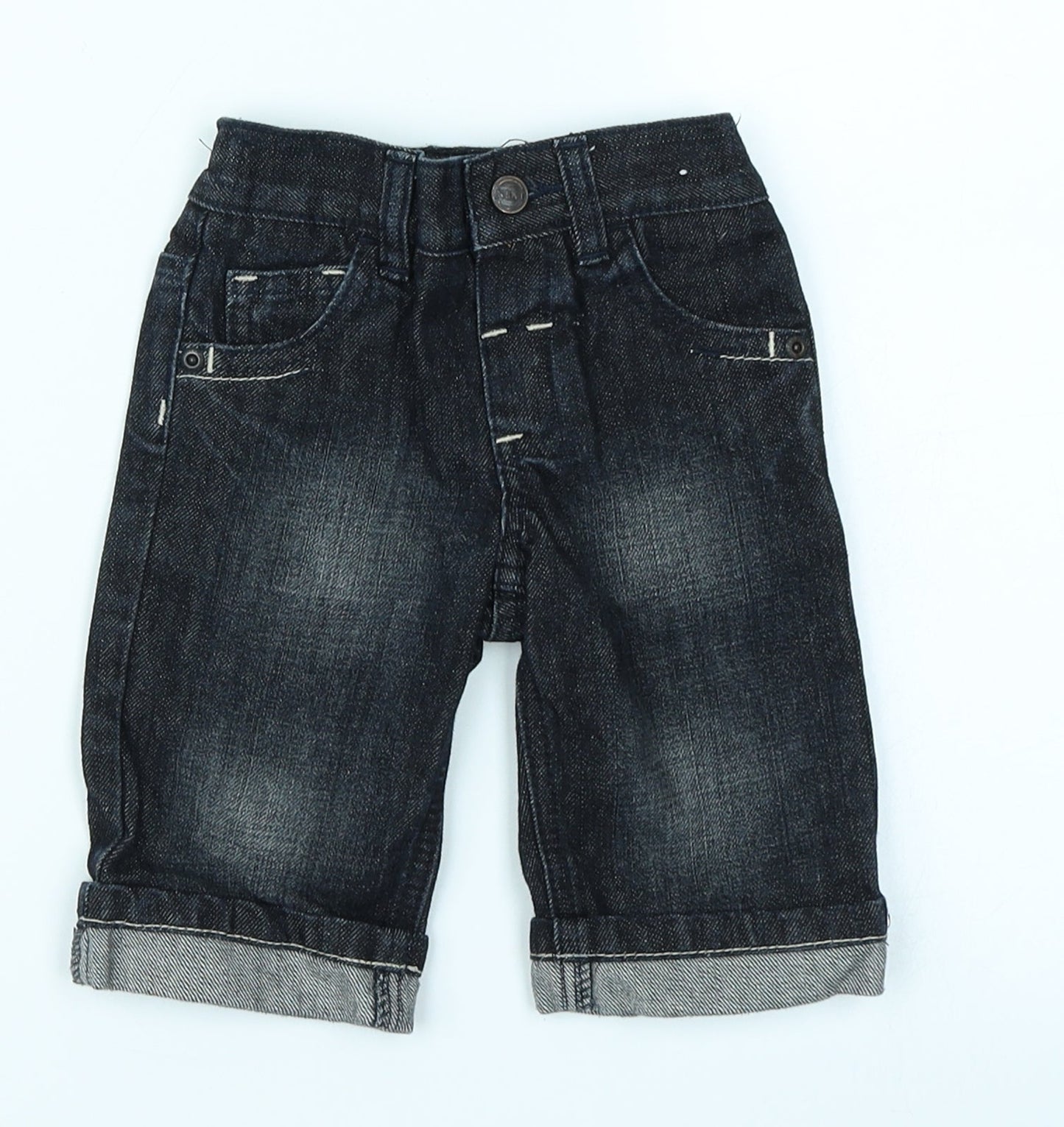 NEXT Baby Blue  Denim Cargo Jeans Size 3-6 Months