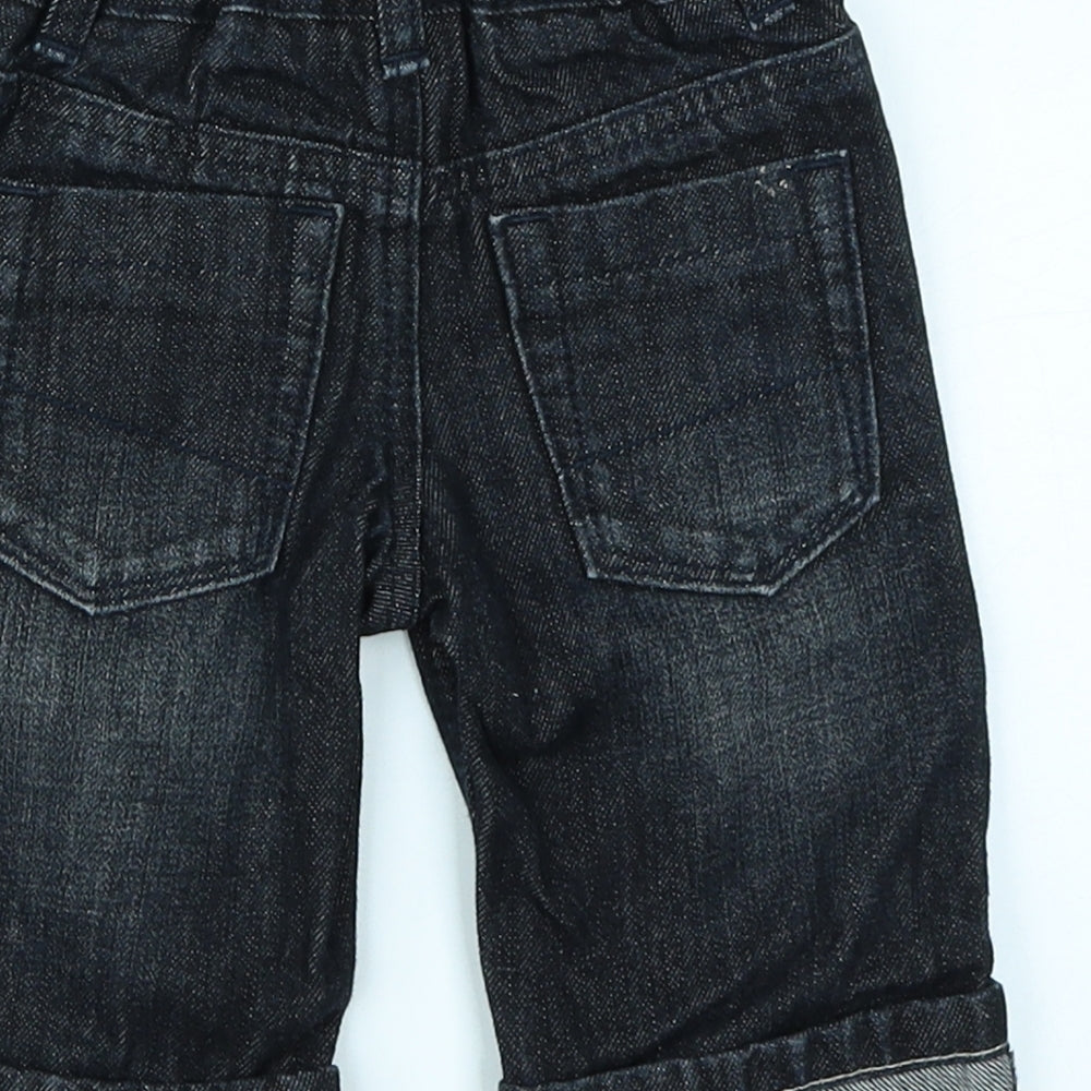 NEXT Baby Blue  Denim Cargo Jeans Size 3-6 Months