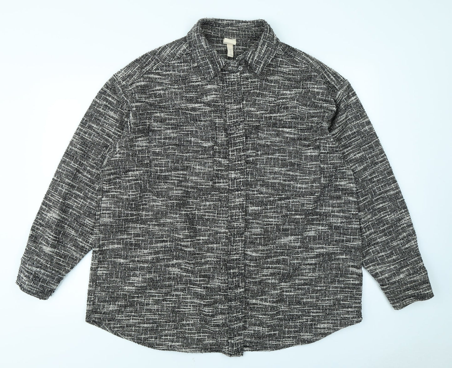 Womens UK Size L H&M Grey Jacket