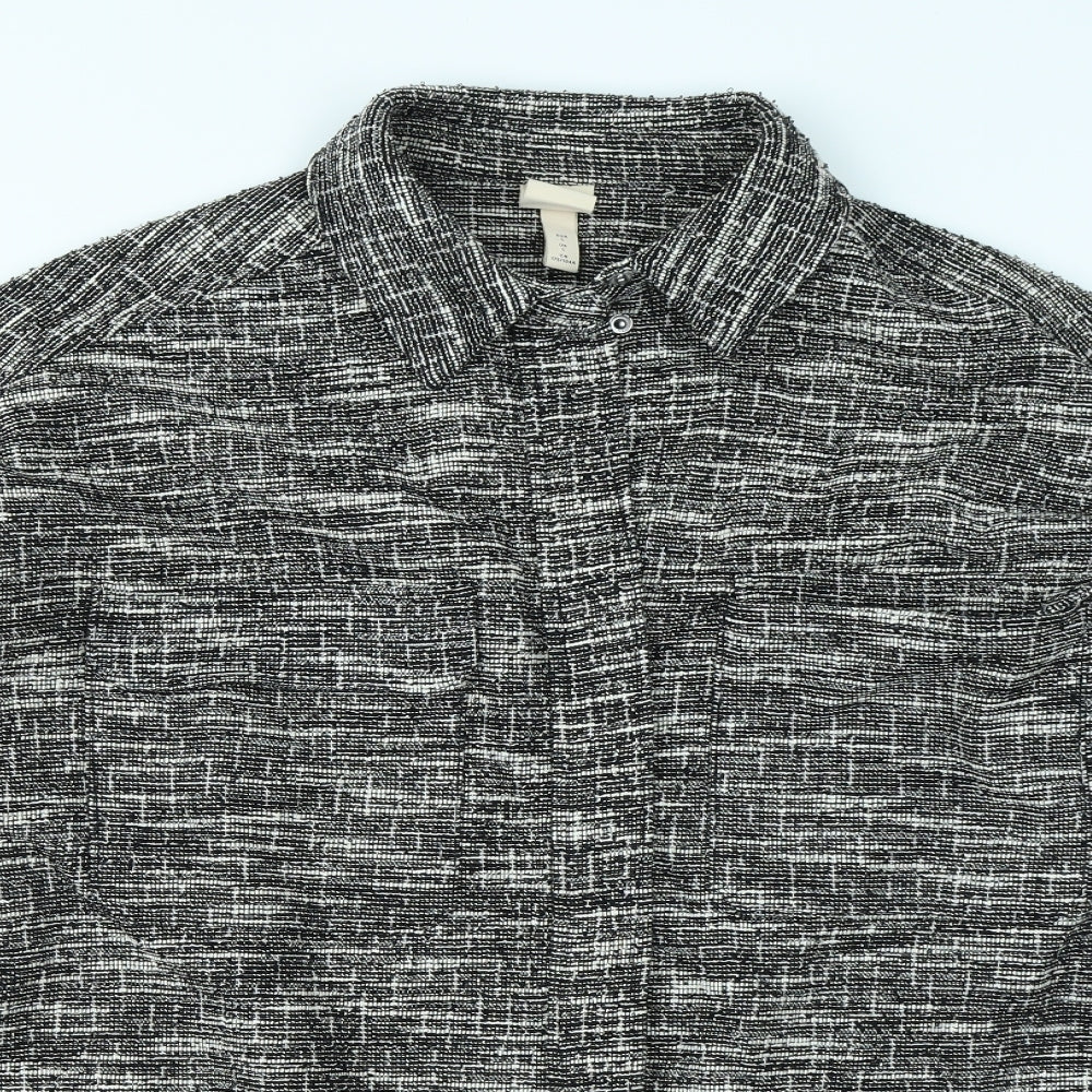 Womens UK Size L H&M Grey Jacket