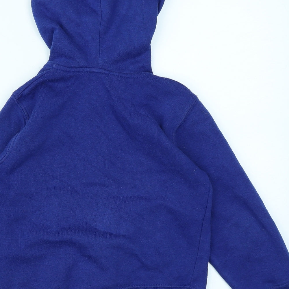 A2Z 4 kids Boys Blue   Full Zip Hoodie Size 5-6 Years
