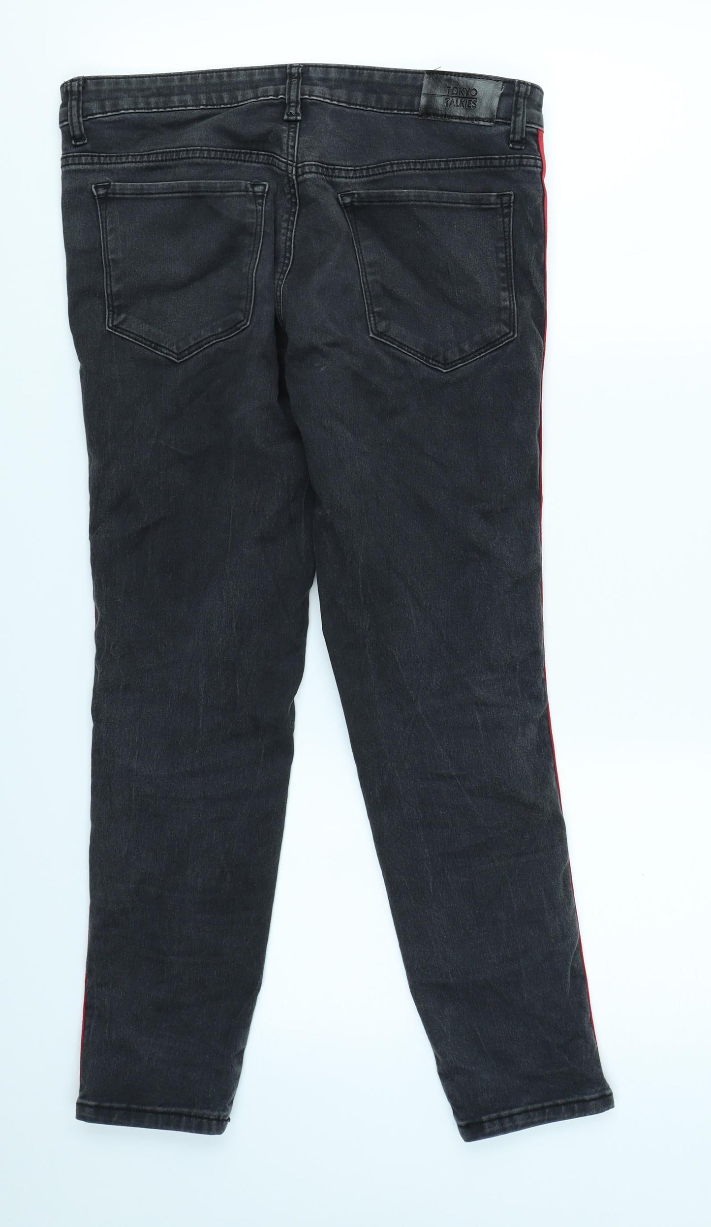 Tokyo Talkies Womens Grey  Denim Skinny Jeans Size 32 in L25 in