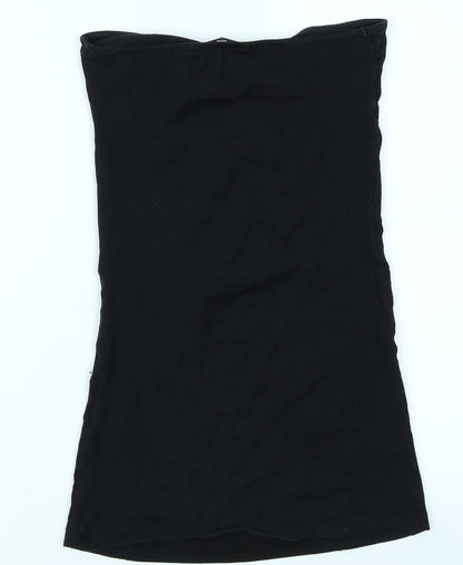 Miss Selfridge Womens Black   Basic T-Shirt Size 8