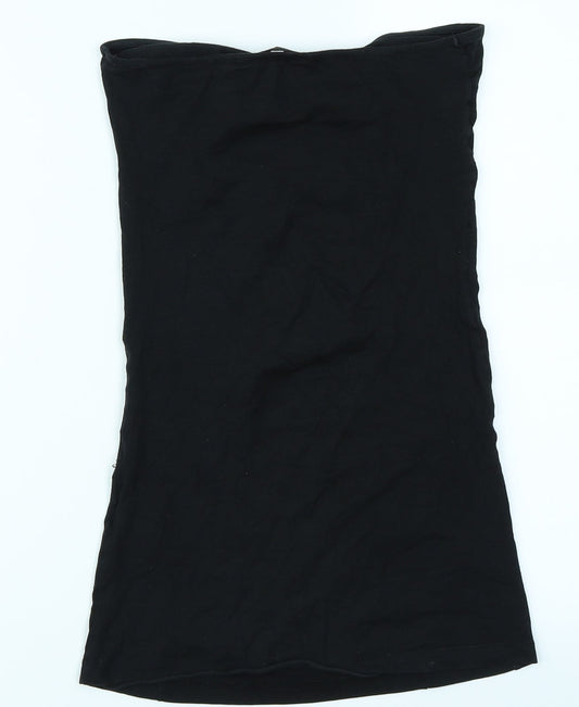 Miss Selfridge Womens Black   Basic T-Shirt Size 8