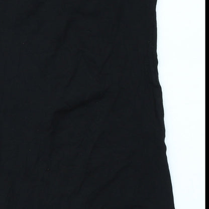 Miss Selfridge Womens Black   Basic T-Shirt Size 8