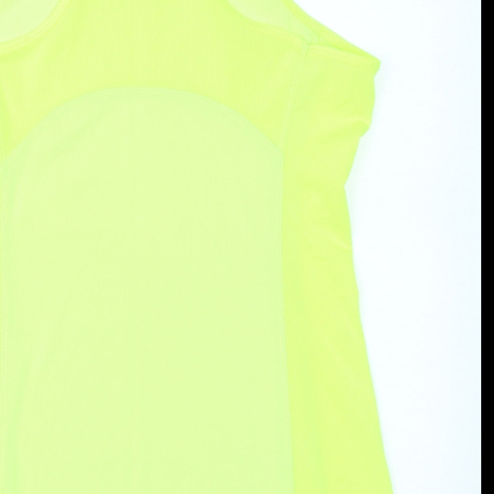 H&M Sport Womens Yellow   Basic Tank Size S