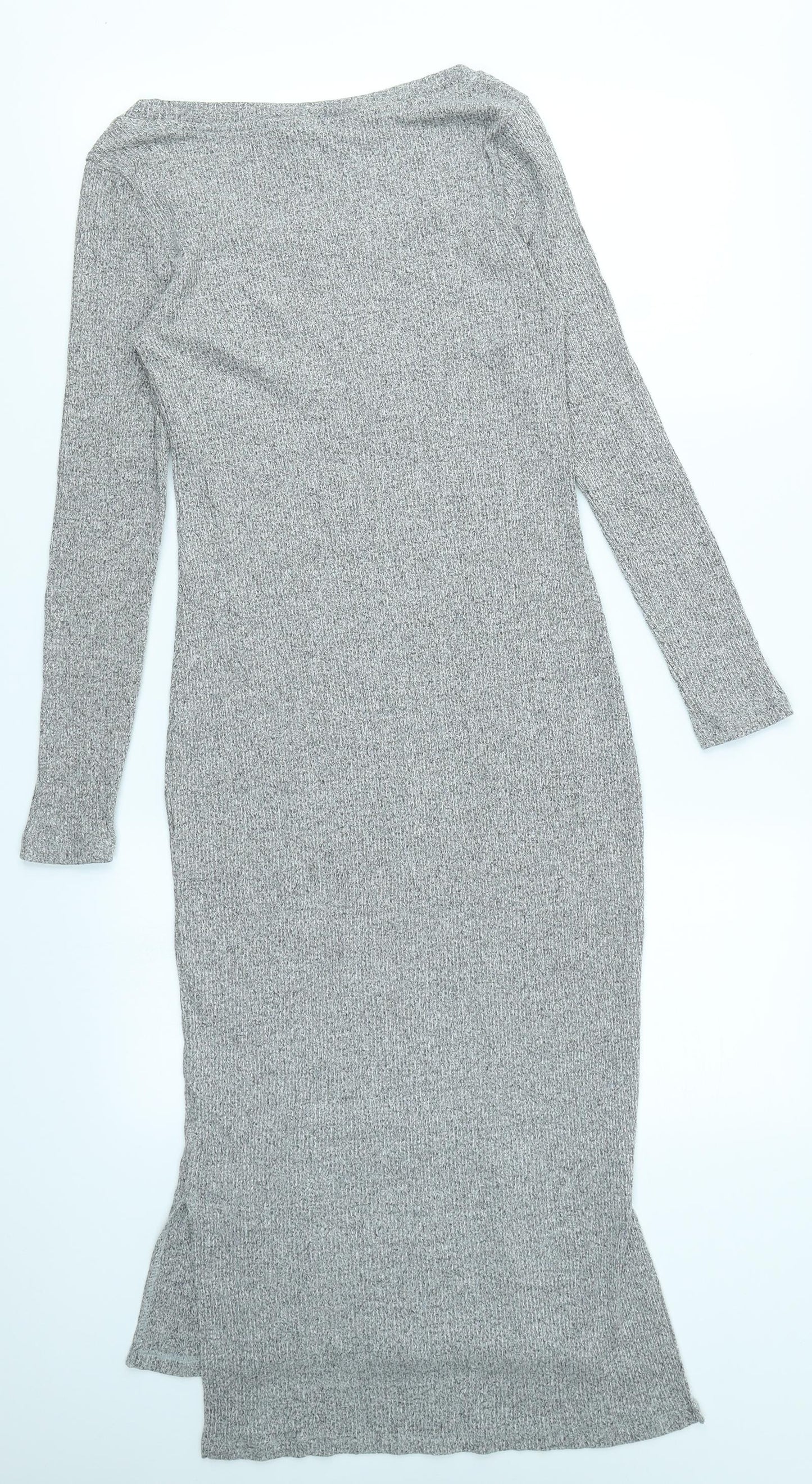 Pure Good Womens Grey  Knit Bodycon  Size S