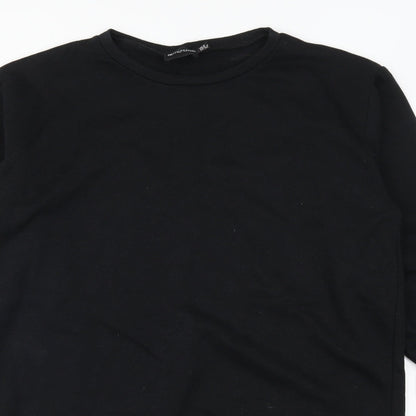 PRETTYLITTLETHING Womens Black   T-Shirt Dress  Size 8