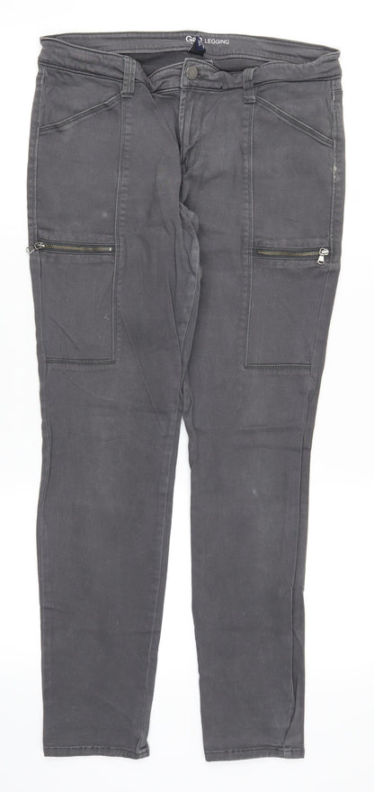 Gap Womens Grey  Denim Skinny Jeans Size 12 L27 in