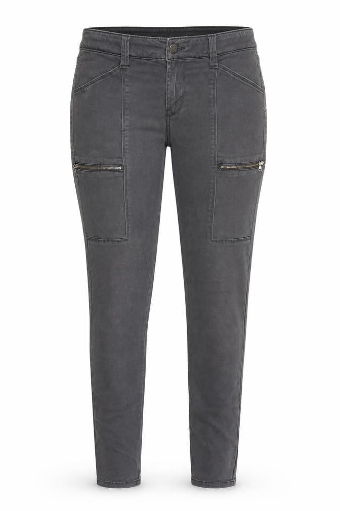 Front view of Gap women’s grey denim skinny jeans, size UK 12, 27-inch leg