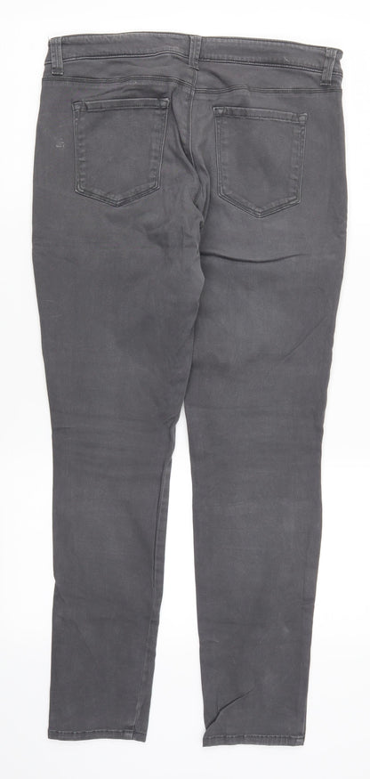 Gap Womens Grey  Denim Skinny Jeans Size 12 L27 in