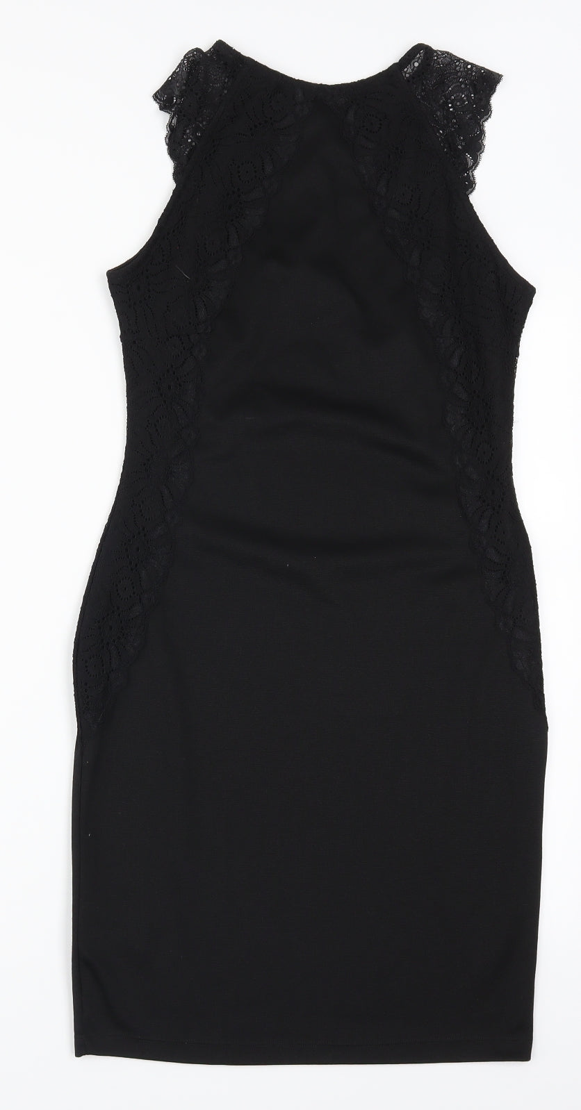 H&M Womens Black  Lace Bodycon  Size S