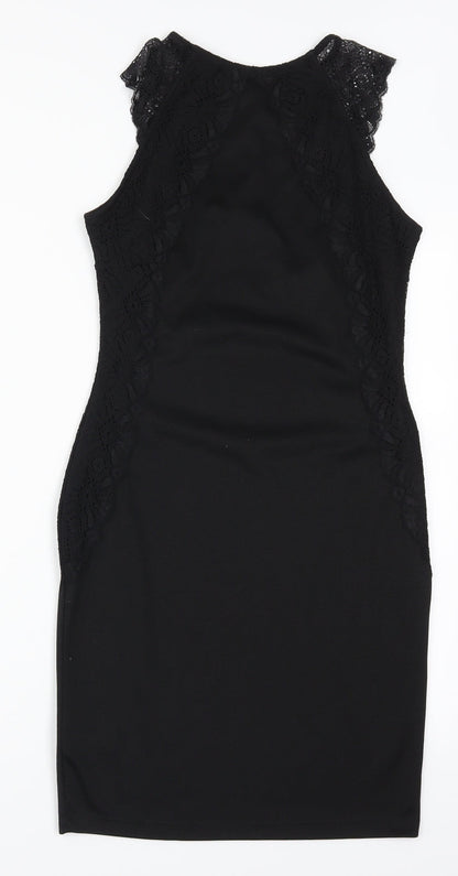 H&M Womens Black  Lace Bodycon  Size S