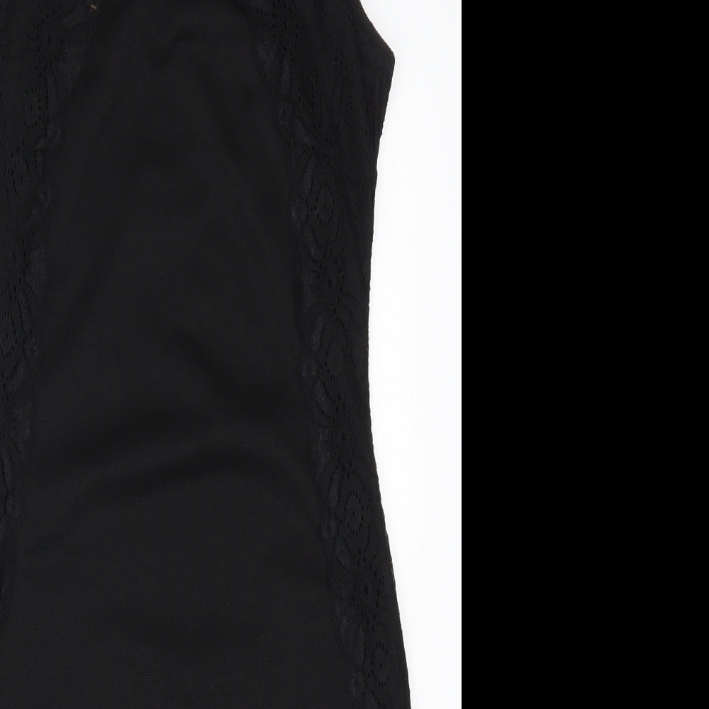 H&M Womens Black  Lace Bodycon  Size S