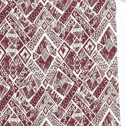 Boohoo Womens Red Geometric  T-Shirt Dress  Size 8