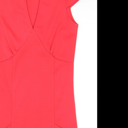 Izabel Womens Pink   Pencil Dress  Size S