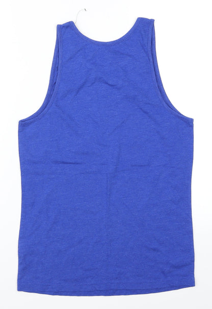 Cedar Wood State Mens Blue   Basic Tank Size XS