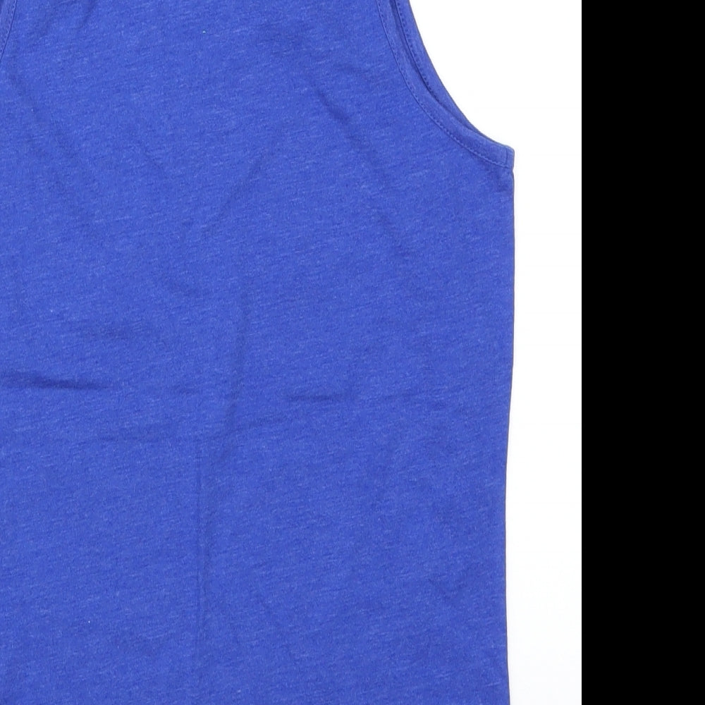 Cedar Wood State Mens Blue   Basic Tank Size XS