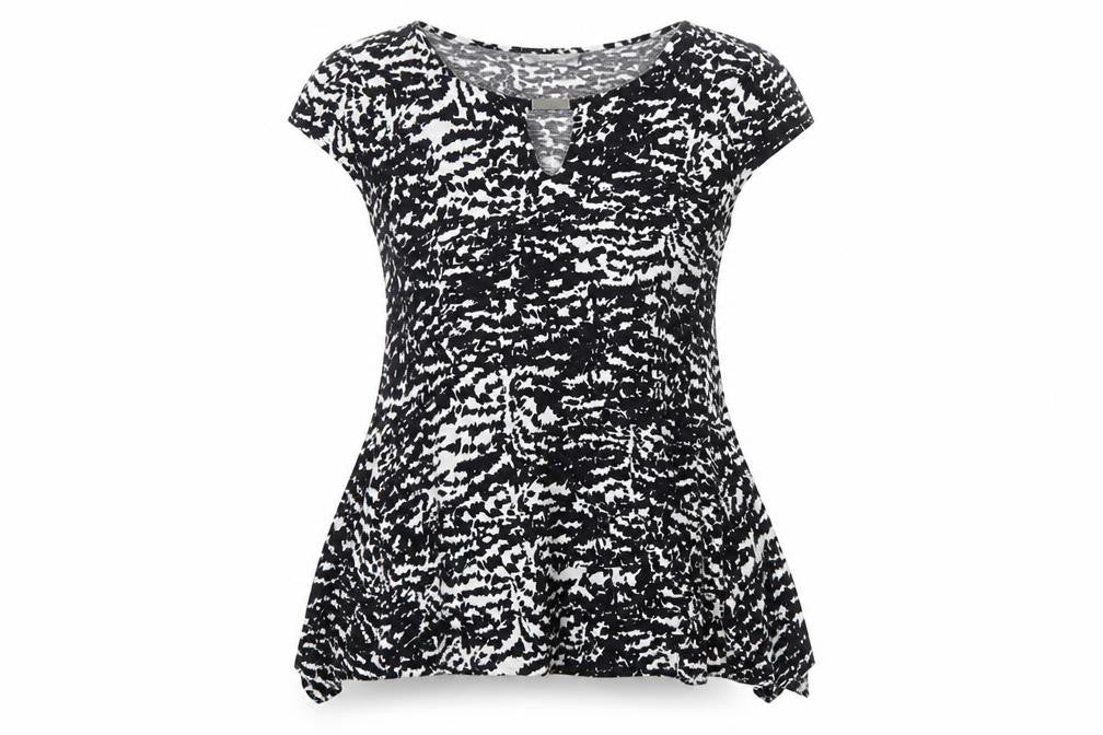 Womens UK Size M Wallis Black Basic T-Shirt