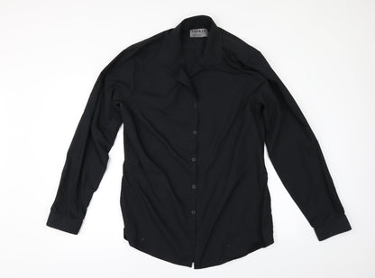 Topman Mens Black    Button-Up Size L