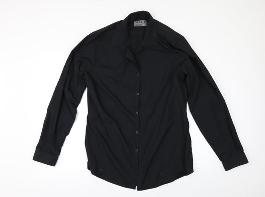 Topman Mens Black    Button-Up Size L