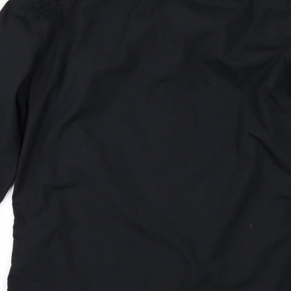 Topman Mens Black    Button-Up Size L