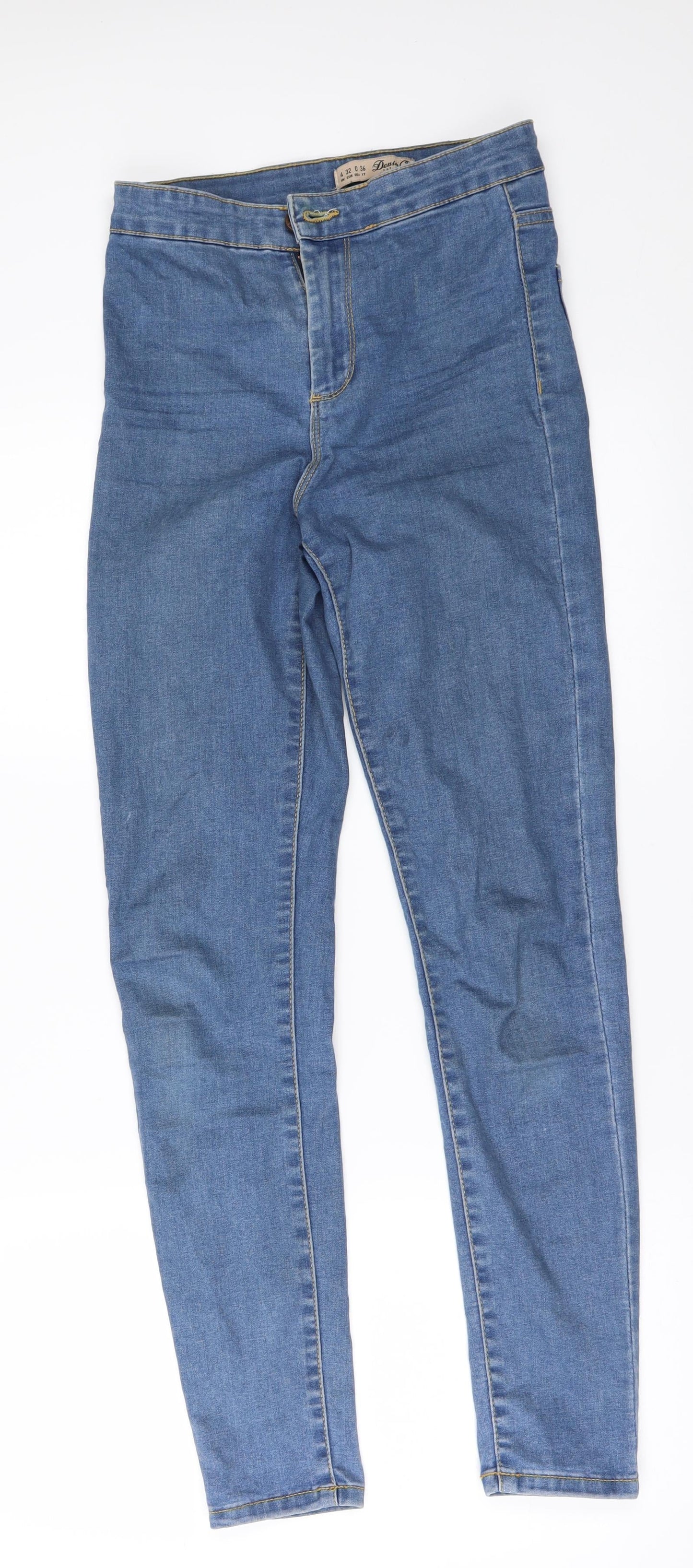 Denim & Co. Womens Blue  Denim Skinny Jeans Size 4 L29 in