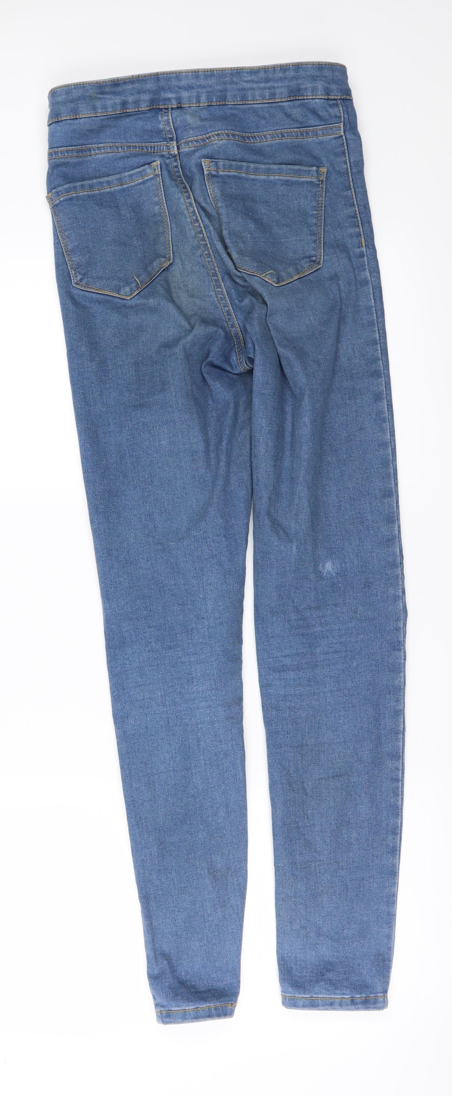 Denim & Co. Womens Blue  Denim Skinny Jeans Size 4 L29 in