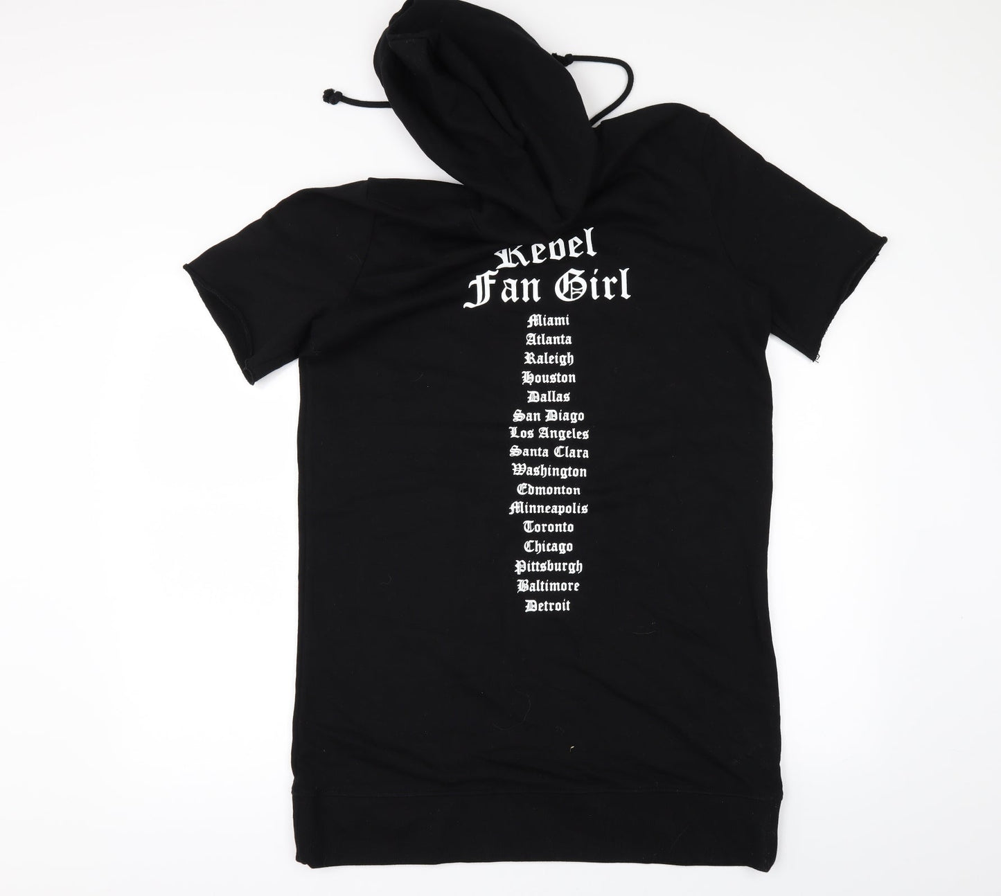 Womens UK Size 10 Divided by H&M Black Pullover Hoodie