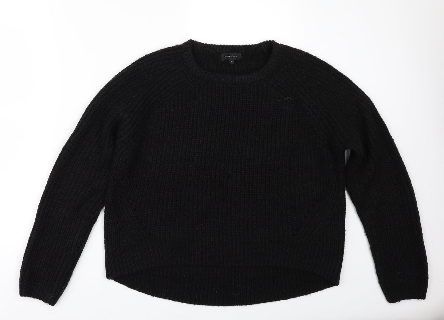 New Look Womens Black   Pullover Jumper Size 14
