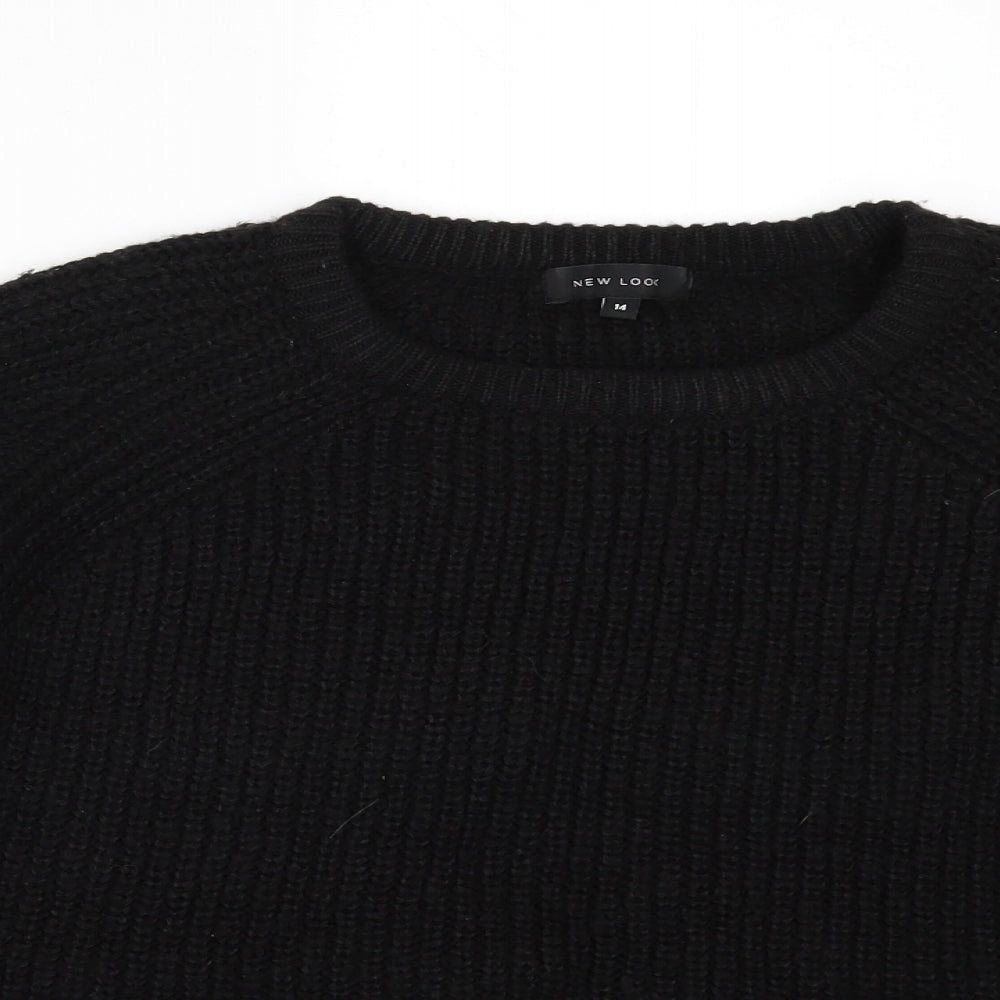 New Look Womens Black   Pullover Jumper Size 14