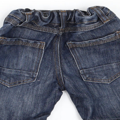 Denim & Co. Boys Blue  Denim Cropped Jeans Size 18-24 Months  - SHORTS